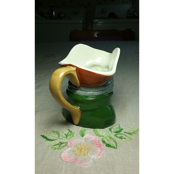 Vintage Olde Staffordshire Squire Toby Jug Creamer Made in England Hand Painted - Picture 5 of 10